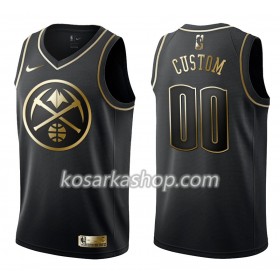 Dres Denver Nuggets Prilagođeni Nike Crna Golden Edition Swingman